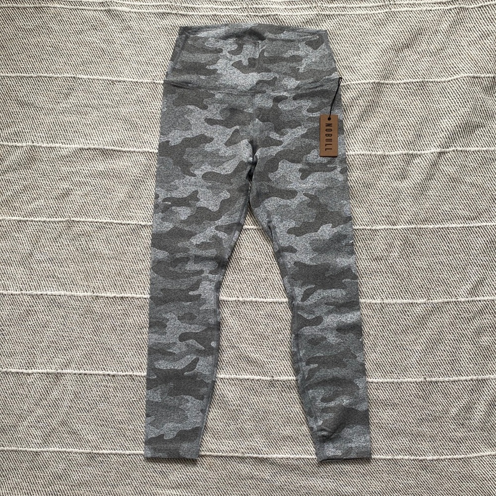 NoBull White Camo Tights